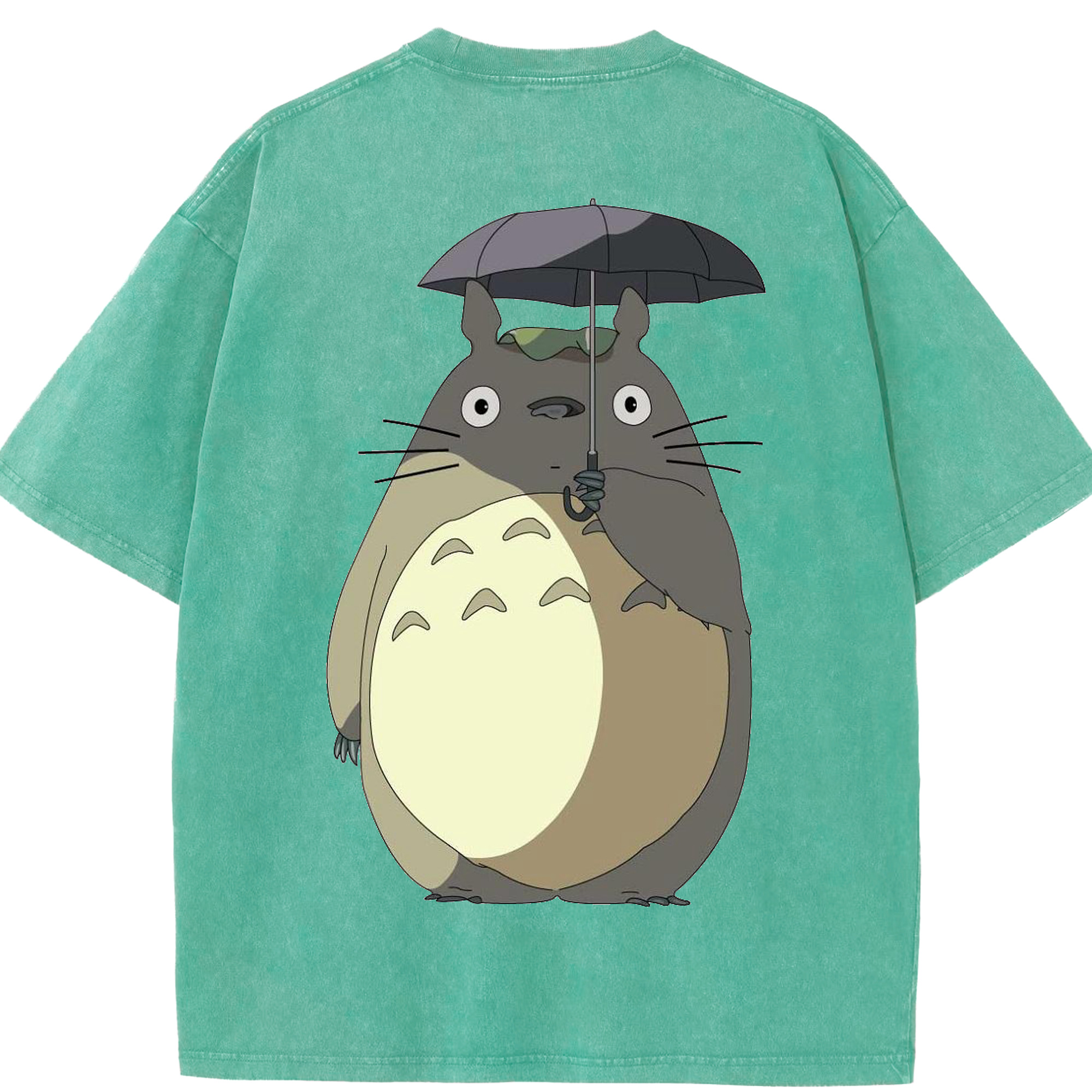 （画像用） となりのトトロ 草壁メイ 草壁サツキ My Neighbor Totoro Satsuki Kusakabe Mei Kusakabe 綿100% ヴィンテージ風 半袖Tシャツ（背面プリント）